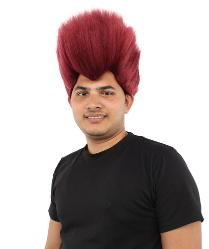Hades God of Death |Multiple Color Fake Flame Spikes | Premium Halloween Wig