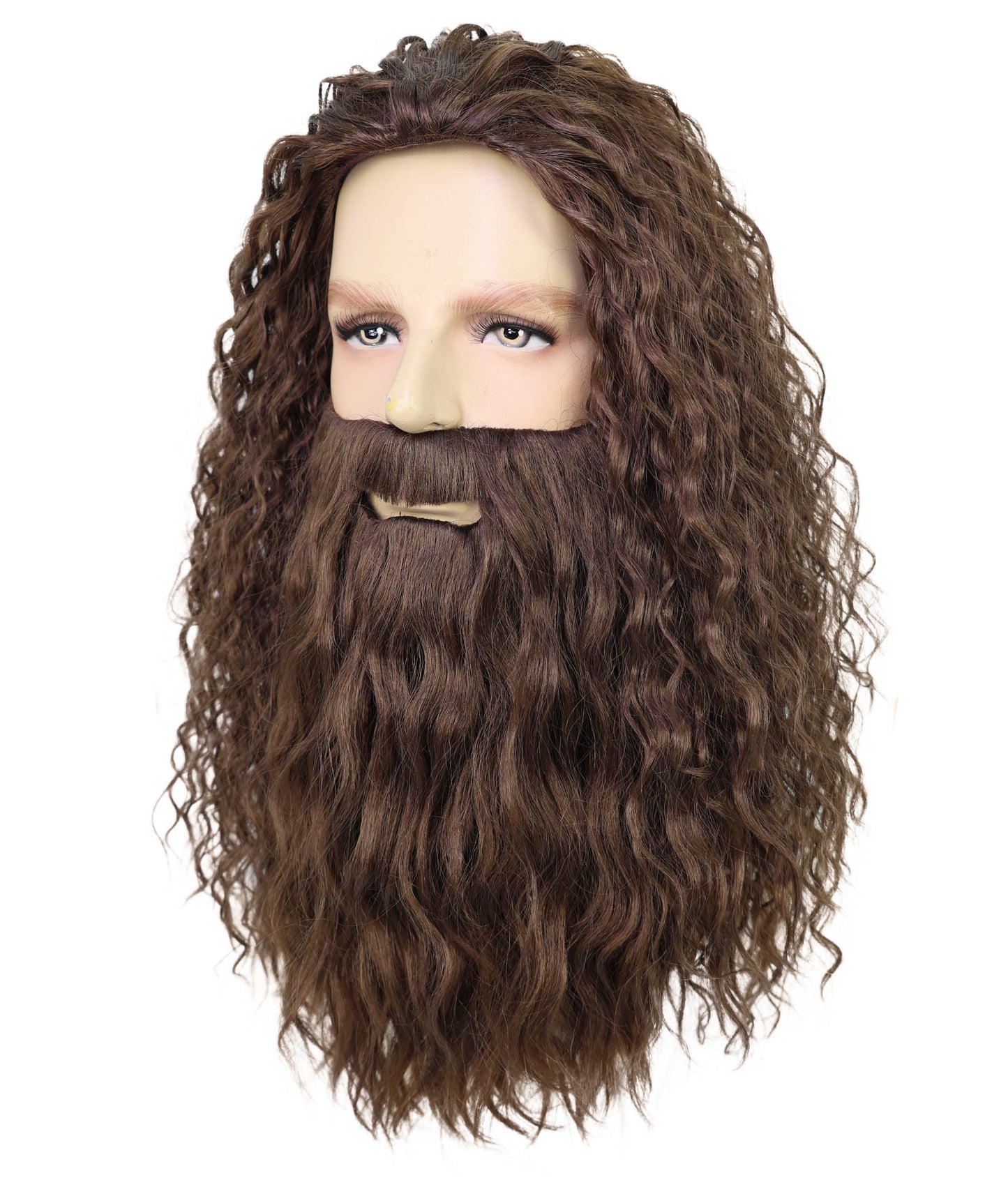 Santa Claus Grey Wig and Beard Set | White Christmas | Premium Breathable Capless Cap