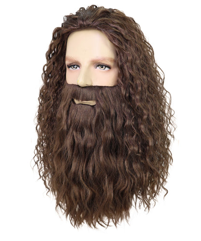 Santa Claus Grey Wig and Beard Set | White Christmas | Premium Breathable Capless Cap