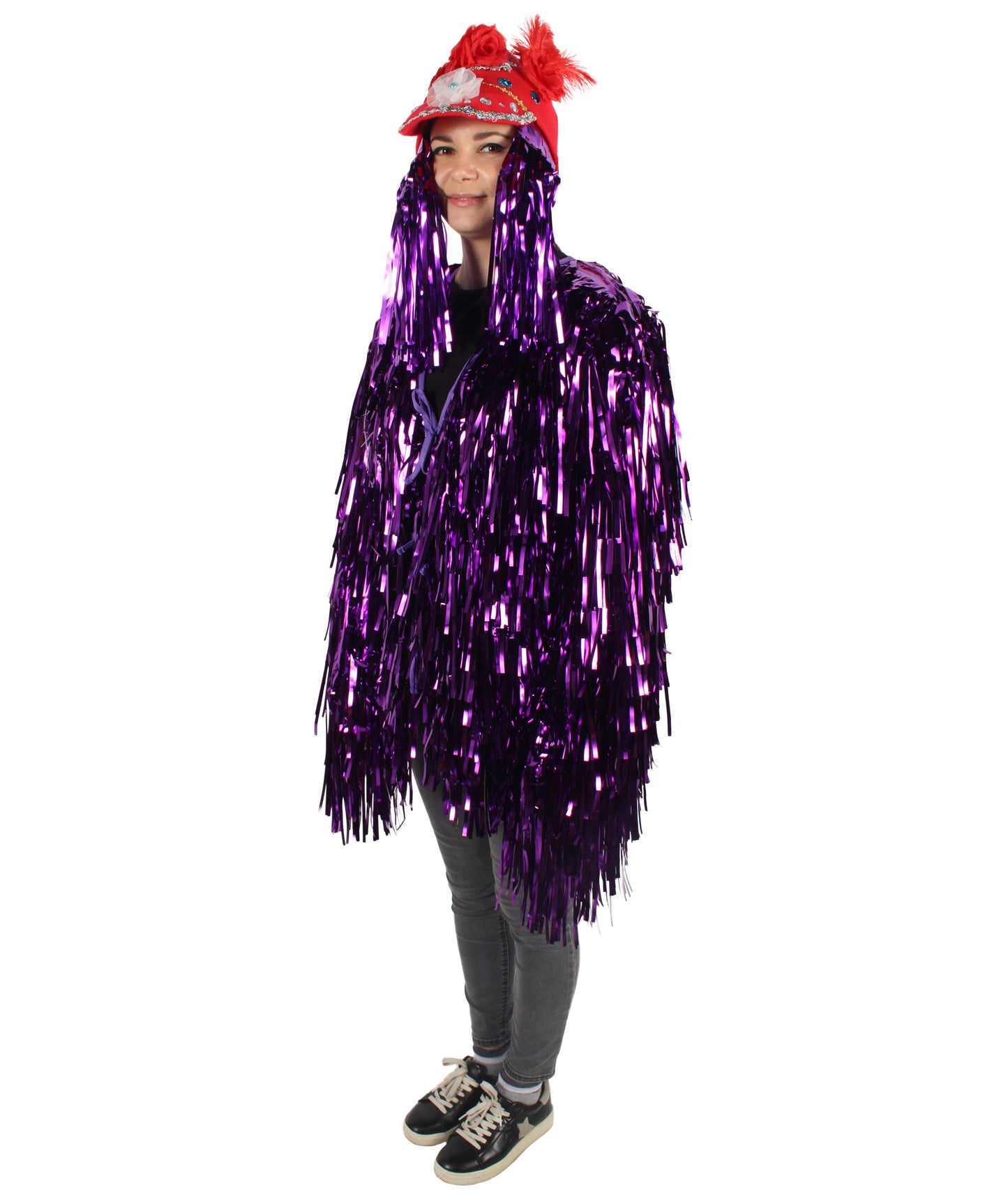 Adult Unisex DJ Tinsel Costume| Multiple Color Options