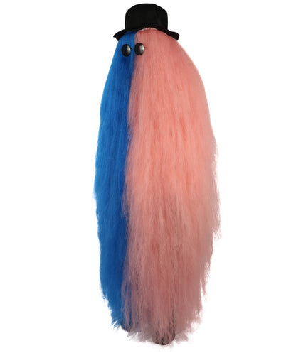 HPO It's Cousin Creature! - Premium | 2 Piece 66 In Extra-Long Iconic Hairy Costume and Wig Set | Includes Hat and glasses | Hairy Halloween Outfit