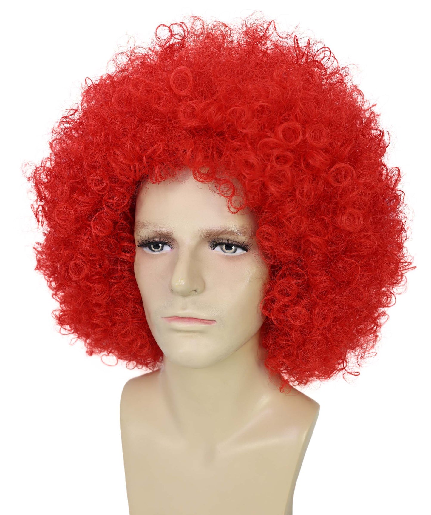 Men’s Big Curly Afro Wig | Bold Hair for Halloween, Themed Parties | Multiple Color Options
