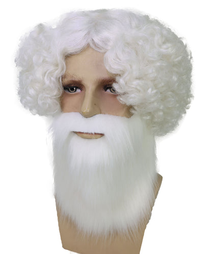 HPO Men's Lumberjack Hipster Wig With Beard & Mustache Set | Rugged Dapper Facial Hairpiece | Costume, Halloween, Stage, Theater & Roleplay