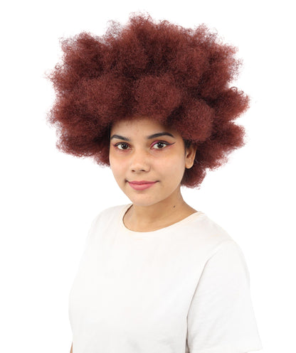 Womens Soldier Movie Afro | Cosplay Wig | Premium Breathable Capless Cap