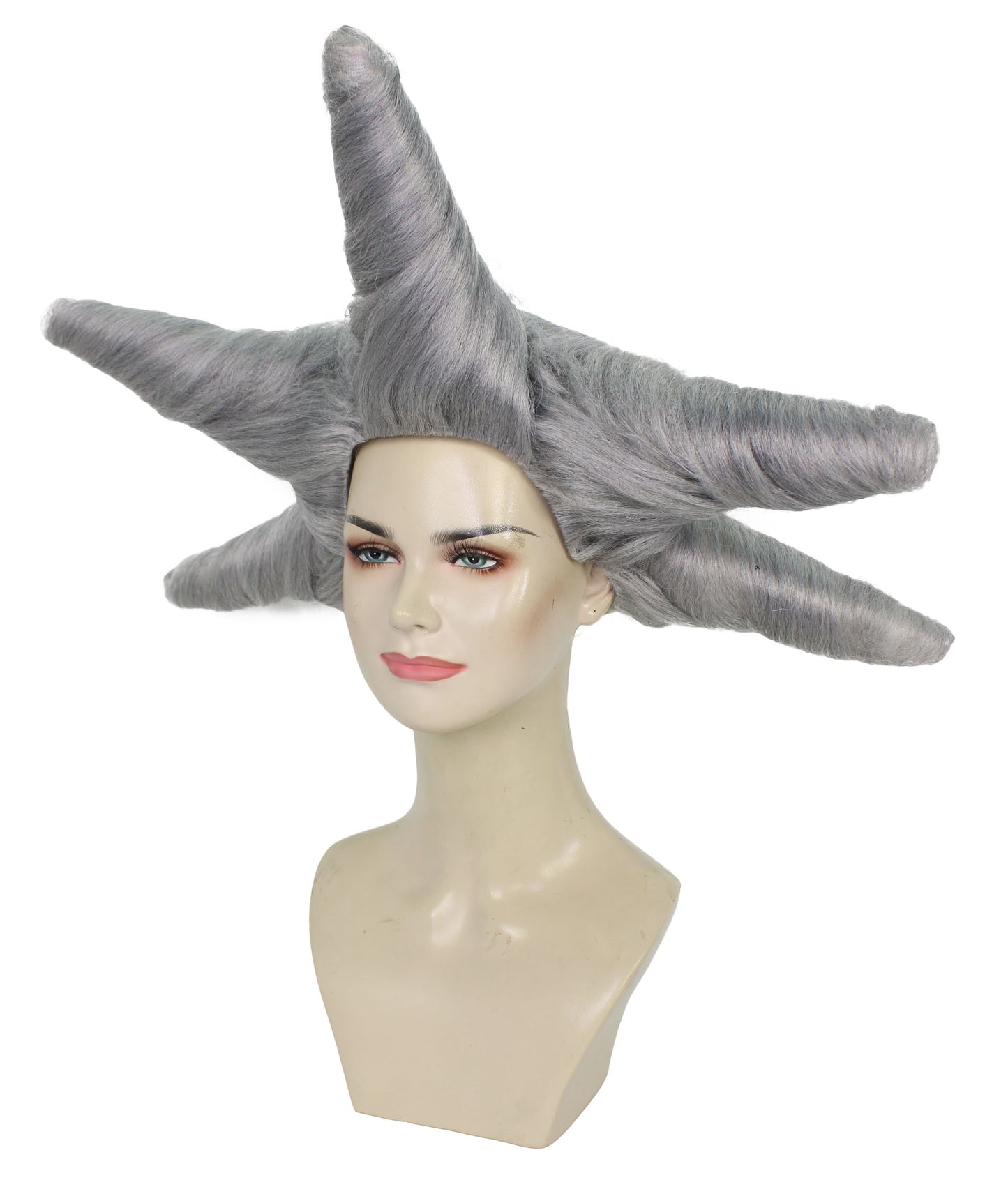 HPO Women's Dramatic Star Shaped Drag Wig I Multiple Color Options I Flame-retardant Synthetic Fiber