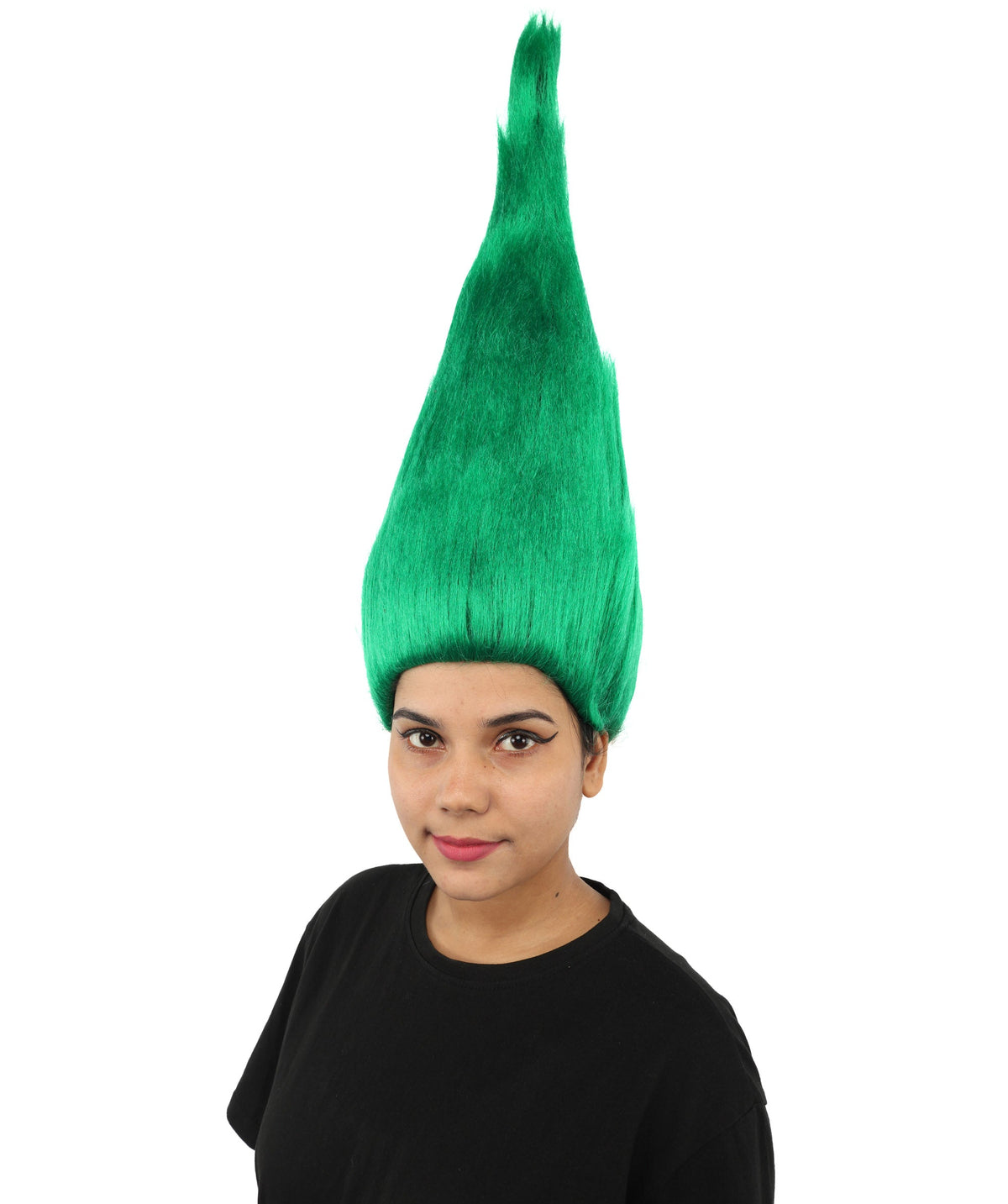 HPO Adult & Teen Women's Tall Cone Wig | Multicolor Options, create of synthetic fiber, extremely tall smooth pointed texture, breathable base | Party, Halloween, theater, drag, performance, costume events