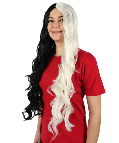 Super Long Women's Wig | Wavy Half Multiple Color Option Wig | Premium Breathable Capless Cap