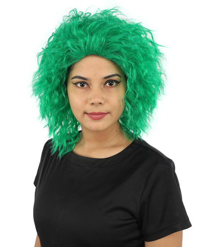 HPO Adult Women’s 15-Inch Curly Wig | Multiple Color Options | Wavy Voluminous Style | Idal for Costume, Cosplay, and Themed Events
