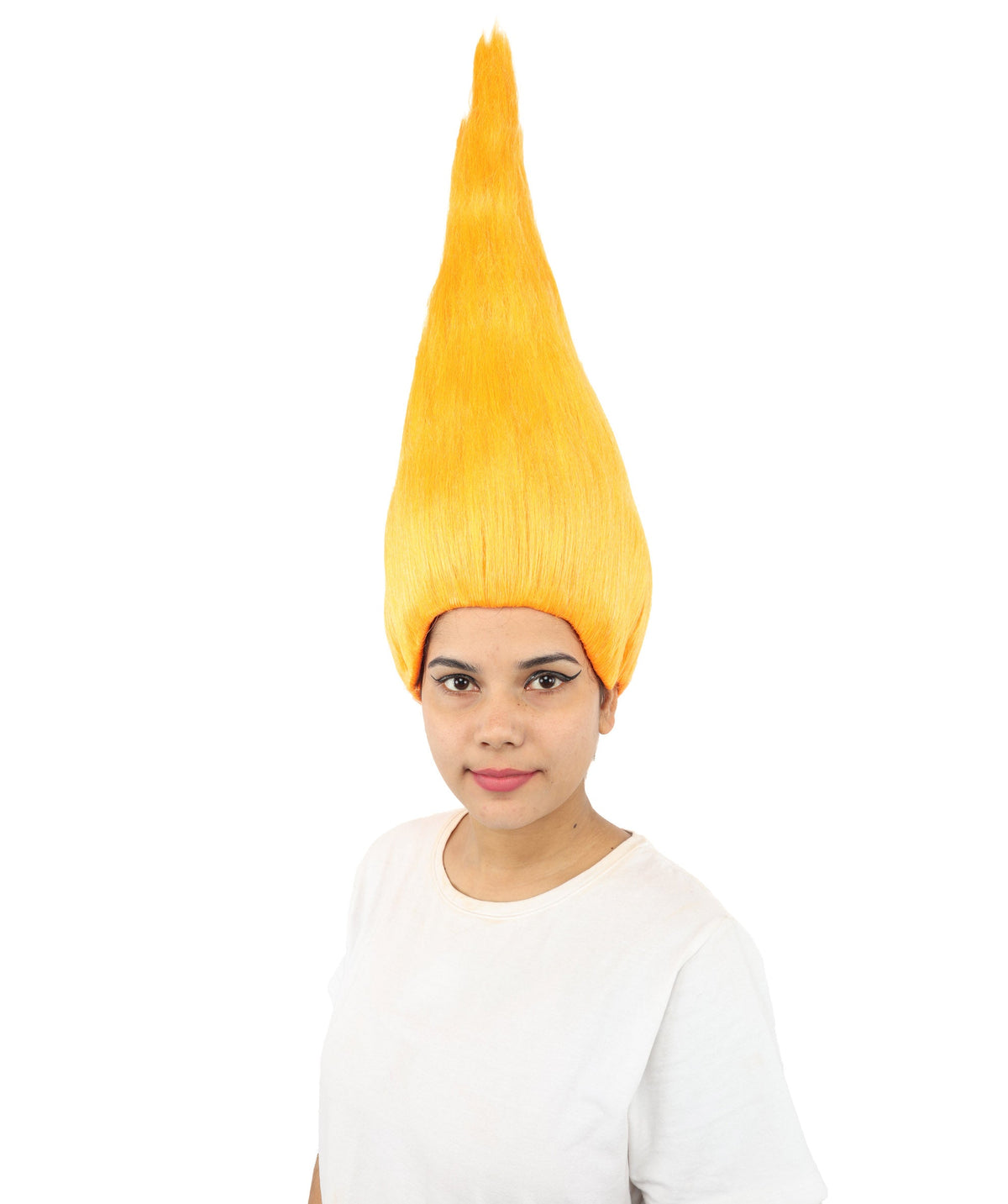 HPO Adult & Teen Women's Tall Cone Wig | Multicolor Options, create of synthetic fiber, extremely tall smooth pointed texture, breathable base | Party, Halloween, theater, drag, performance, costume events