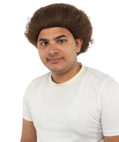 HPO Men's Wild Rocker Wig | Multicolor Options | Voluminous Frizzy Heavy Metal Hair, Two Tone Gradient & Breathable Cap | Halloween, Rock Troll Roleplay, 80s Costume, Theater & Concert Events