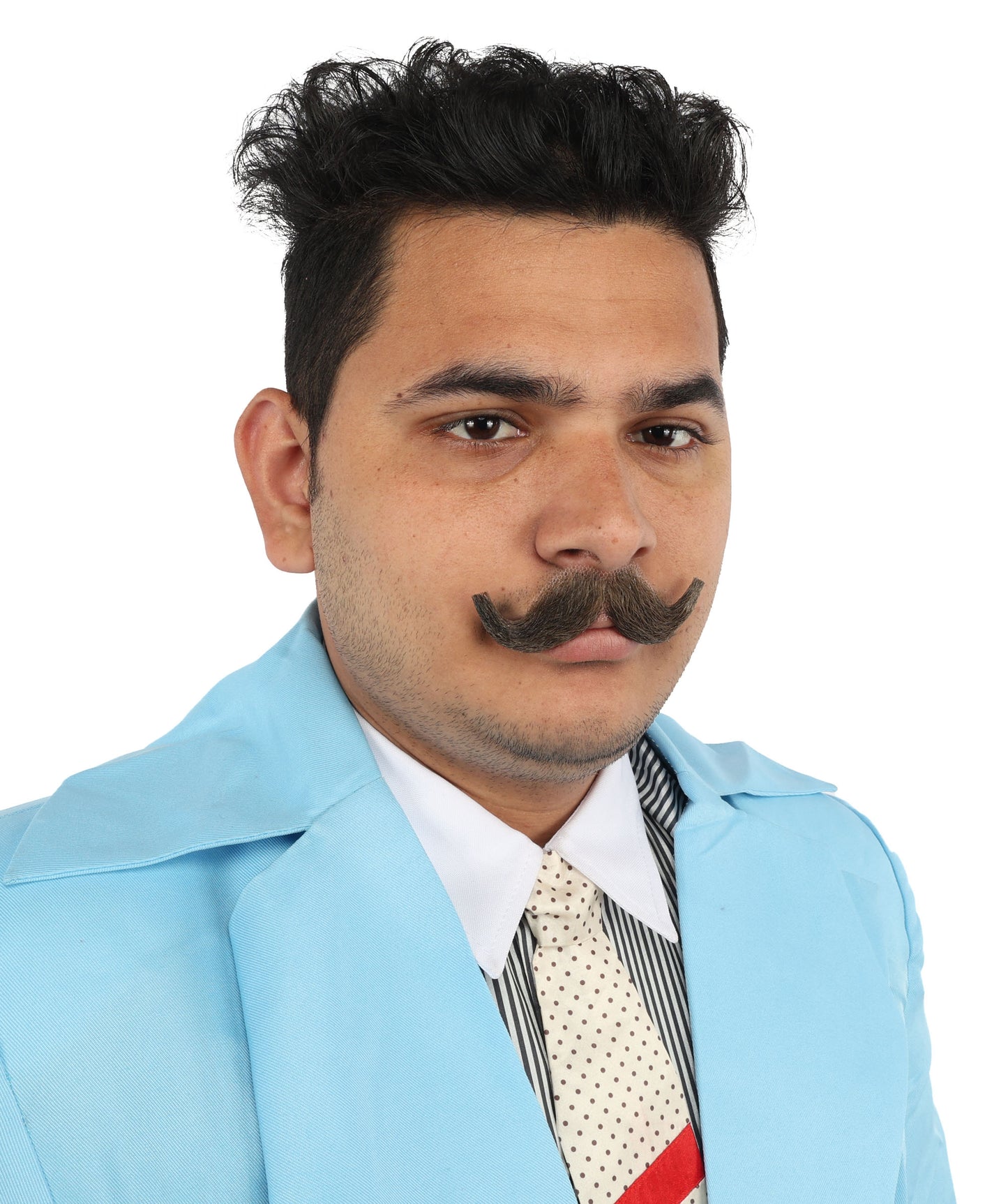 Men's Small Imperial Synthetic Hair Mustache | Multiple Color Options | HPO