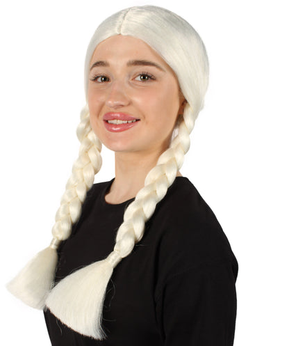 HPO Women's  Braided Gothic Wig | Multiple Color Collections TV Movie Wigs | Premium Breathable Capless Cap