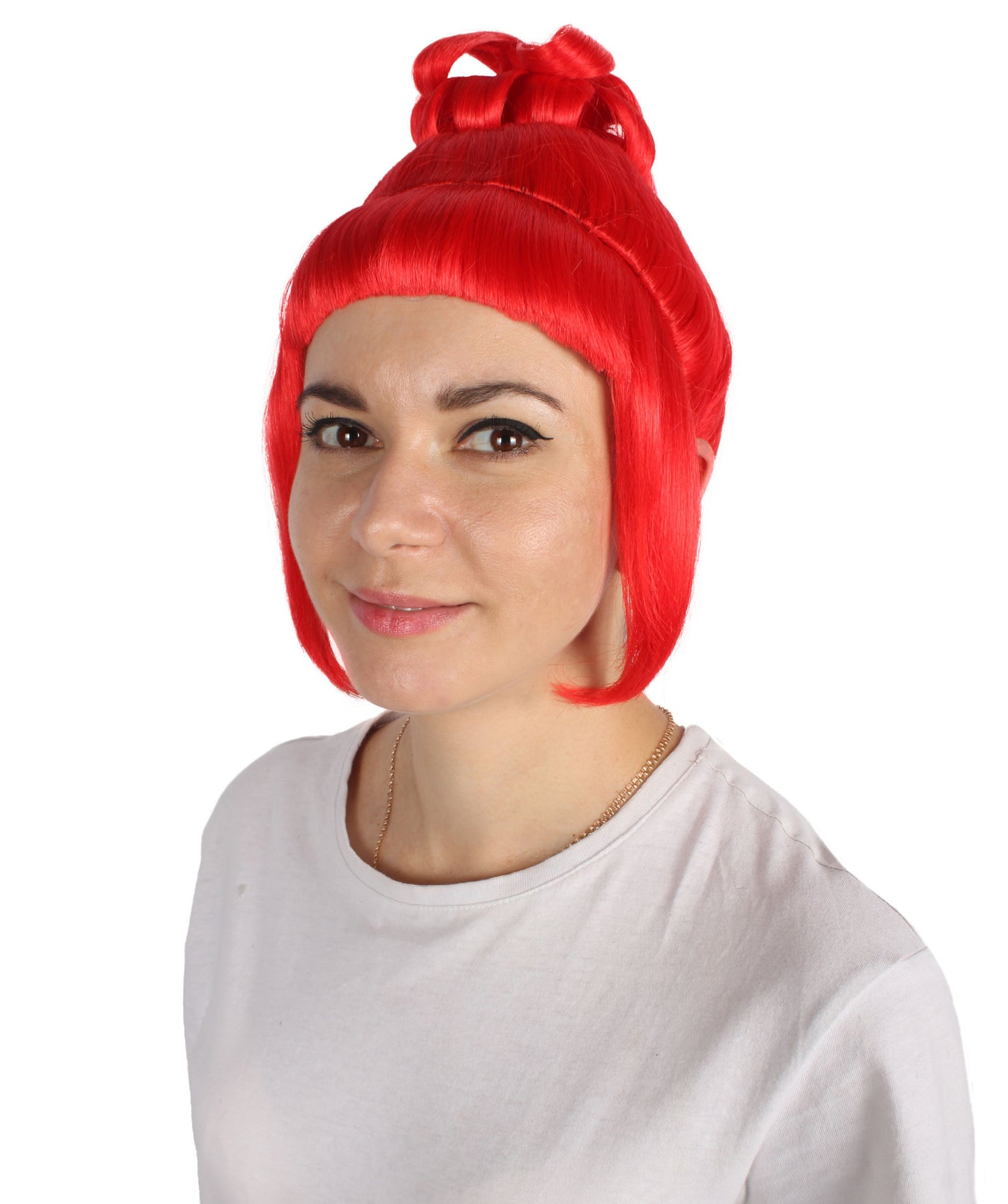 HPO  Women's Halloween Animated Lucy Updo Wig | Multiple Color Options