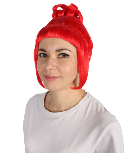 HPO  Women's Halloween Animated Lucy Updo Wig | Multiple Color Options