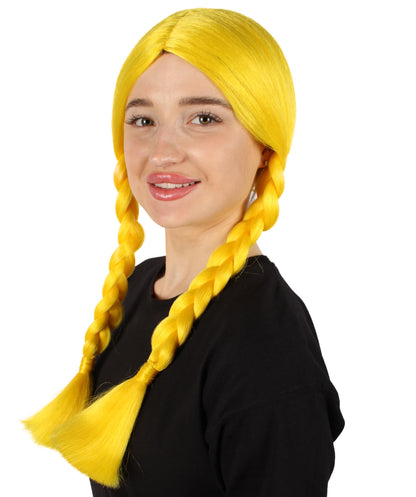 HPO Women's  Braided Gothic Wig | Multiple Color Collections TV Movie Wigs | Premium Breathable Capless Cap