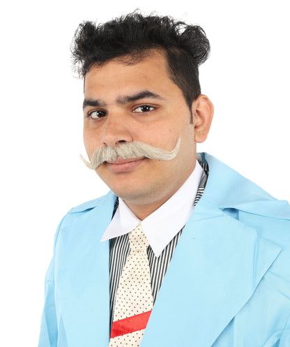 HPO Men's Watson Fake Human Facial Hair Mustache