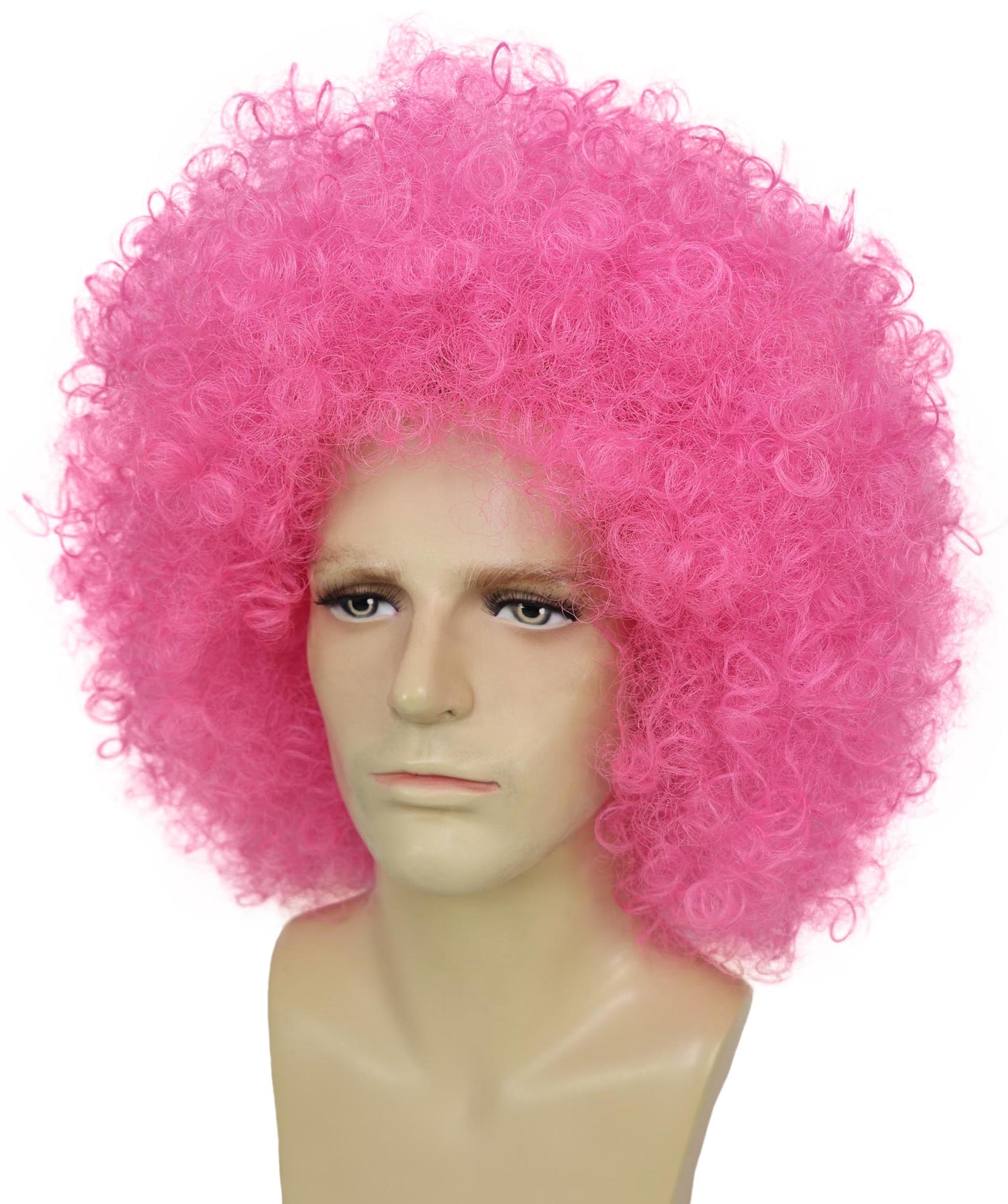 Men’s Big Curly Afro Wig | Bold Hair for Halloween, Themed Parties | Multiple Color Options