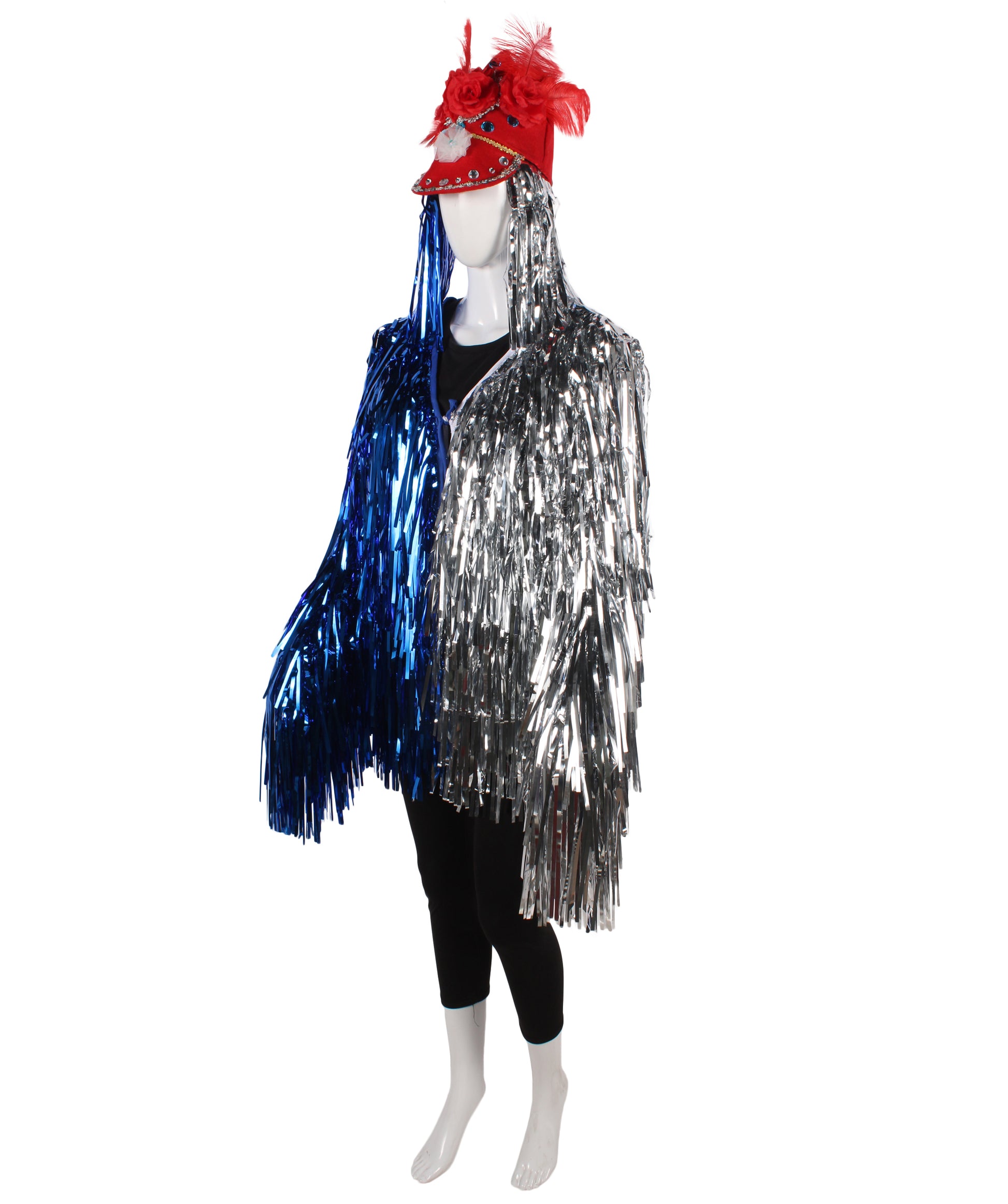 Blue/Silver Tinsel Costume