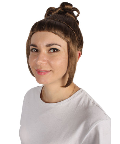 HPO  Women's Halloween Animated Lucy Updo Wig | Multiple Color Options