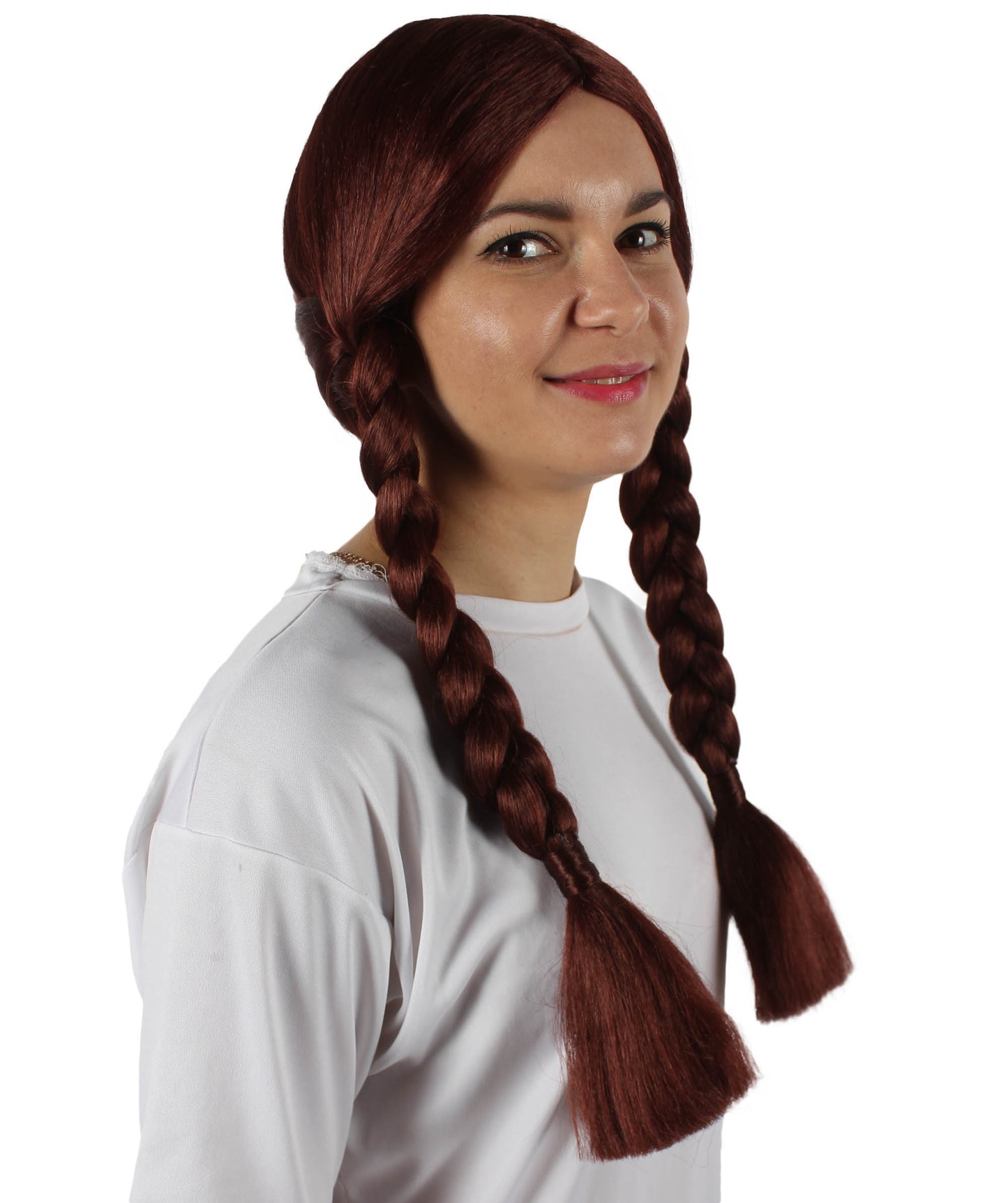 HPO Women's  Braided Gothic Wig | Multiple Color Collections TV Movie Wigs | Premium Breathable Capless Cap