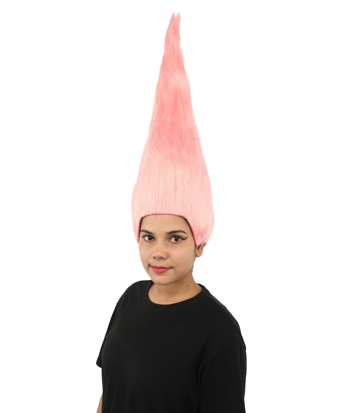 HPO Adult & Teen Women's Tall Cone Wig | Multicolor Options, create of synthetic fiber, extremely tall smooth pointed texture, breathable base | Party, Halloween, theater, drag, performance, costume events