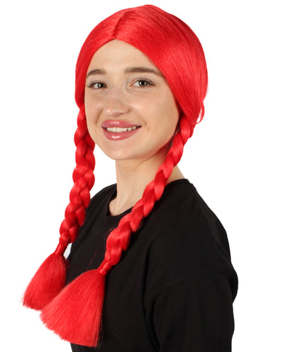 HPO Women's  Braided Gothic Wig | Multiple Color Collections TV Movie Wigs | Premium Breathable Capless Cap