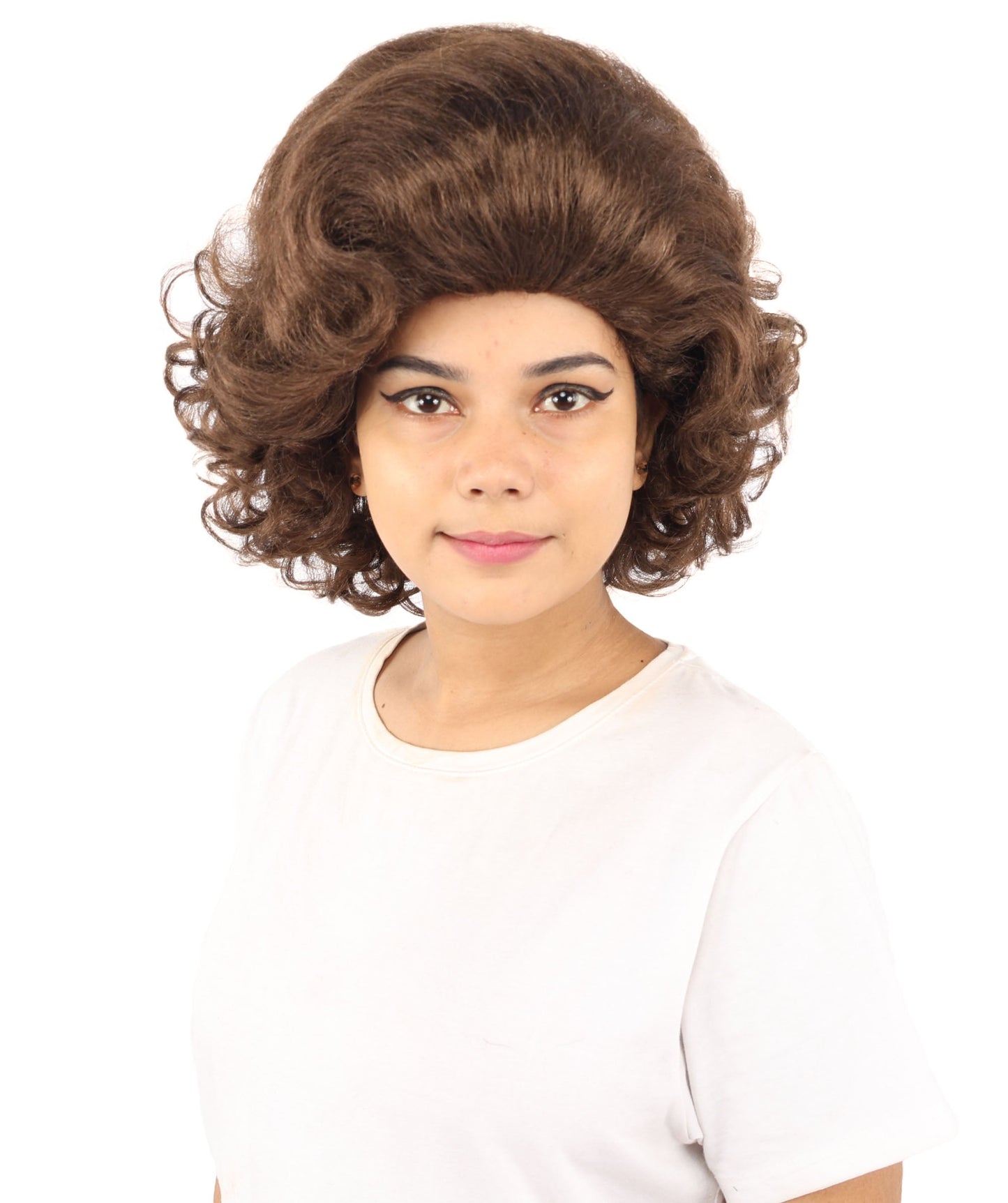 HPO Adult Women's Dame Edna Everage Wigs | Multiple Color Options | Drag Queen-Inspired Colorful Synthetic Hair for Parties, Stage Events | Breathable Capless Design