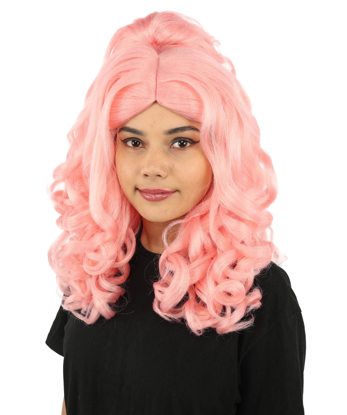 HPO Adult Long 20-Inch Curly Wig | Multiple Color Options | Ideal Cosplay, and Themed Parties | Soft, Natural-Looking, and Easy to Wear