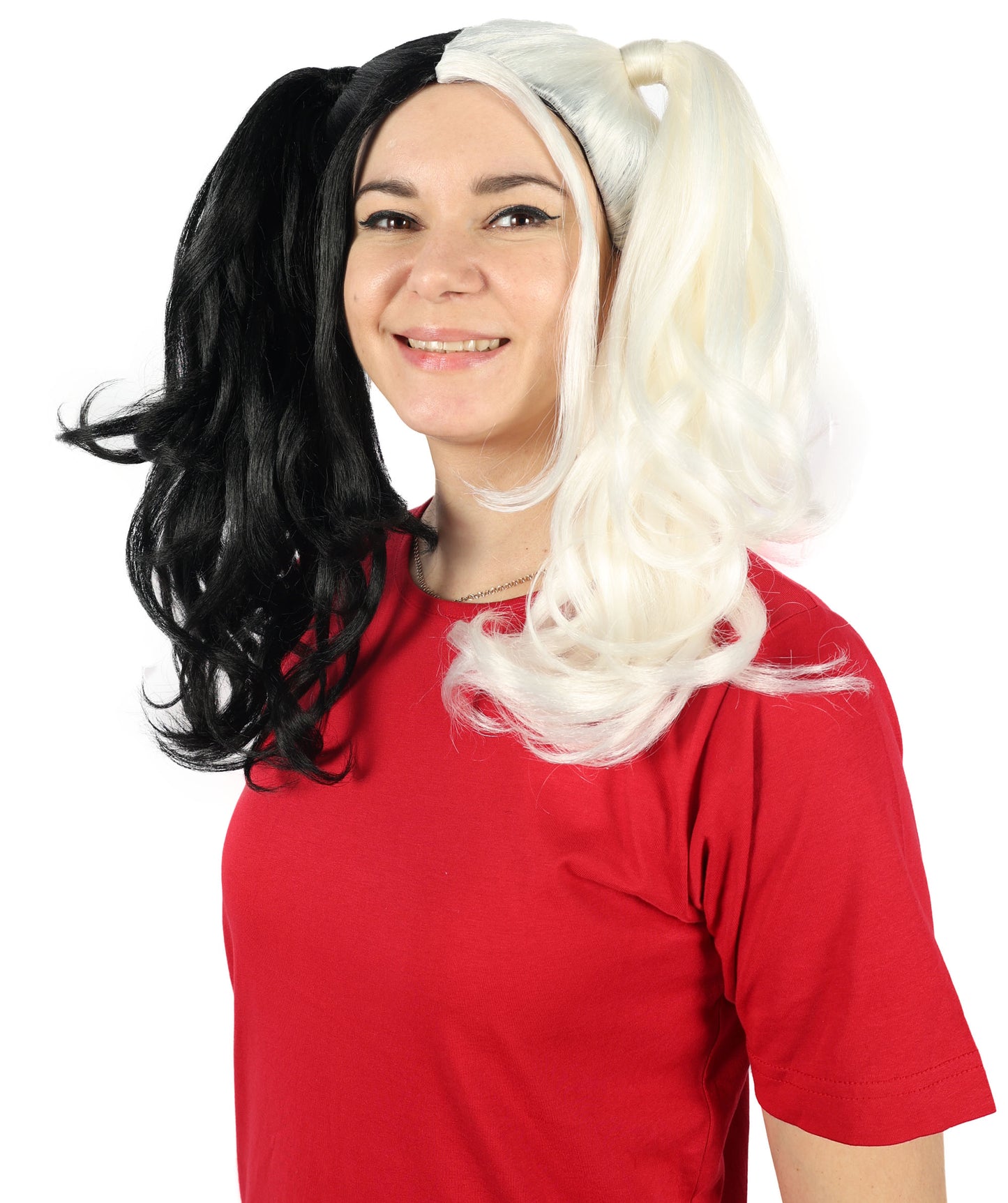 HPO Womens Dolly Pigtail Wigs Collection | Party Event Ready Fancy Halloween Wigs | Premium Breathable Capless Cap