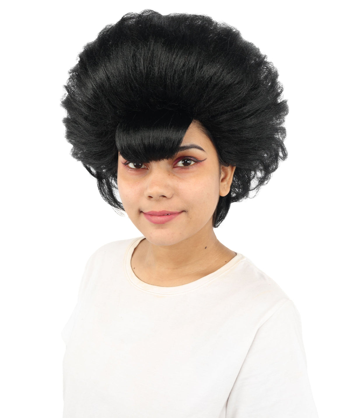 Women's Voluminous Retro Wig | Multiple Color Options, create of synthetic fiber, teased curly volume, breathable capless cap | Party, Halloween, theater, drag, performance, costume events