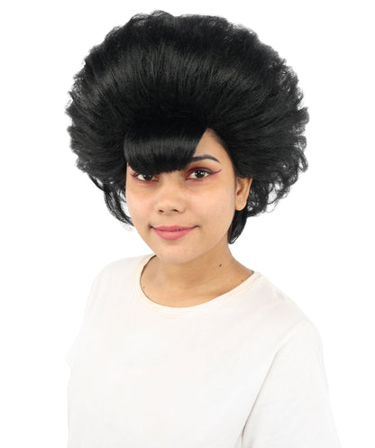 Women's Voluminous Retro Wig | Multiple Color Options, create of synthetic fiber, teased curly volume, breathable capless cap | Party, Halloween, theater, drag, performance, costume events
