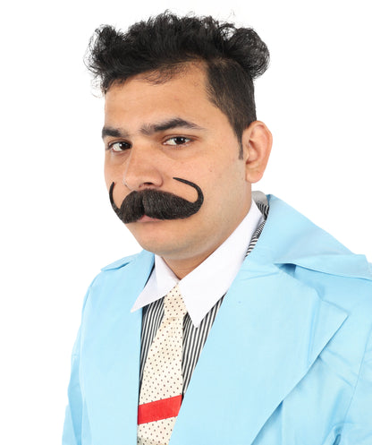 Men's Watson Synthetic Hair Moustache | Facial Hair Multiple Colour Options | HPO