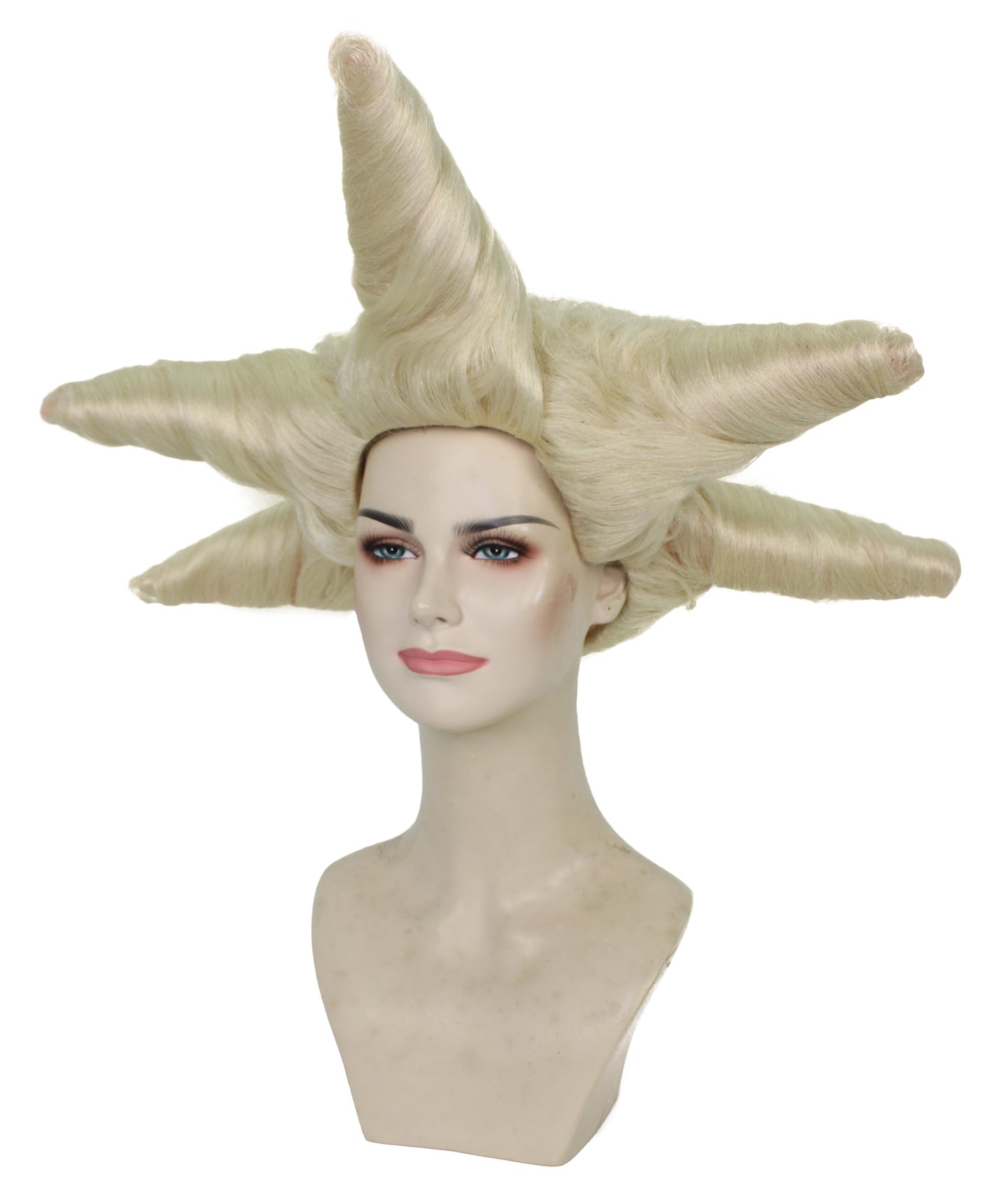 HPO Women's Dramatic Star Shaped Drag Wig I Multiple Color Options I Flame-retardant Synthetic Fiber