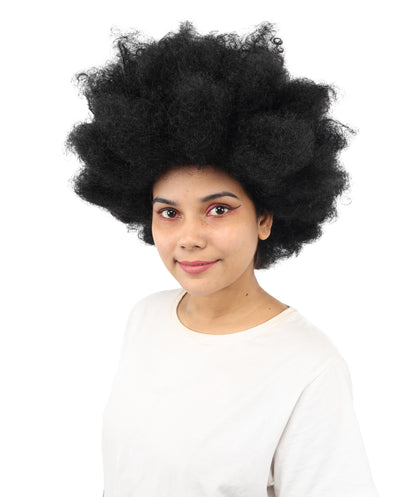 Womens Soldier Movie Afro | Cosplay Wig | Premium Breathable Capless Cap