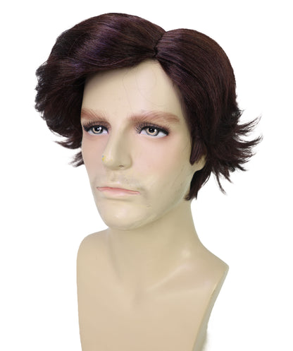 HPO Adult Men’s Wild 90s Detective Wig | Eccentric Character Look for Halloween