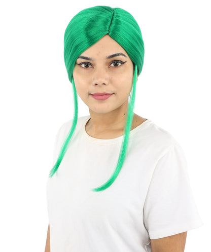 HPO Women’s Margo Gru-Inspired Long-Length Brown Wig | 17 Inch Hairpiece Halloween, Cosplay, and Themed Parties | Natural-Looking Synthetic hair with Capless Cap