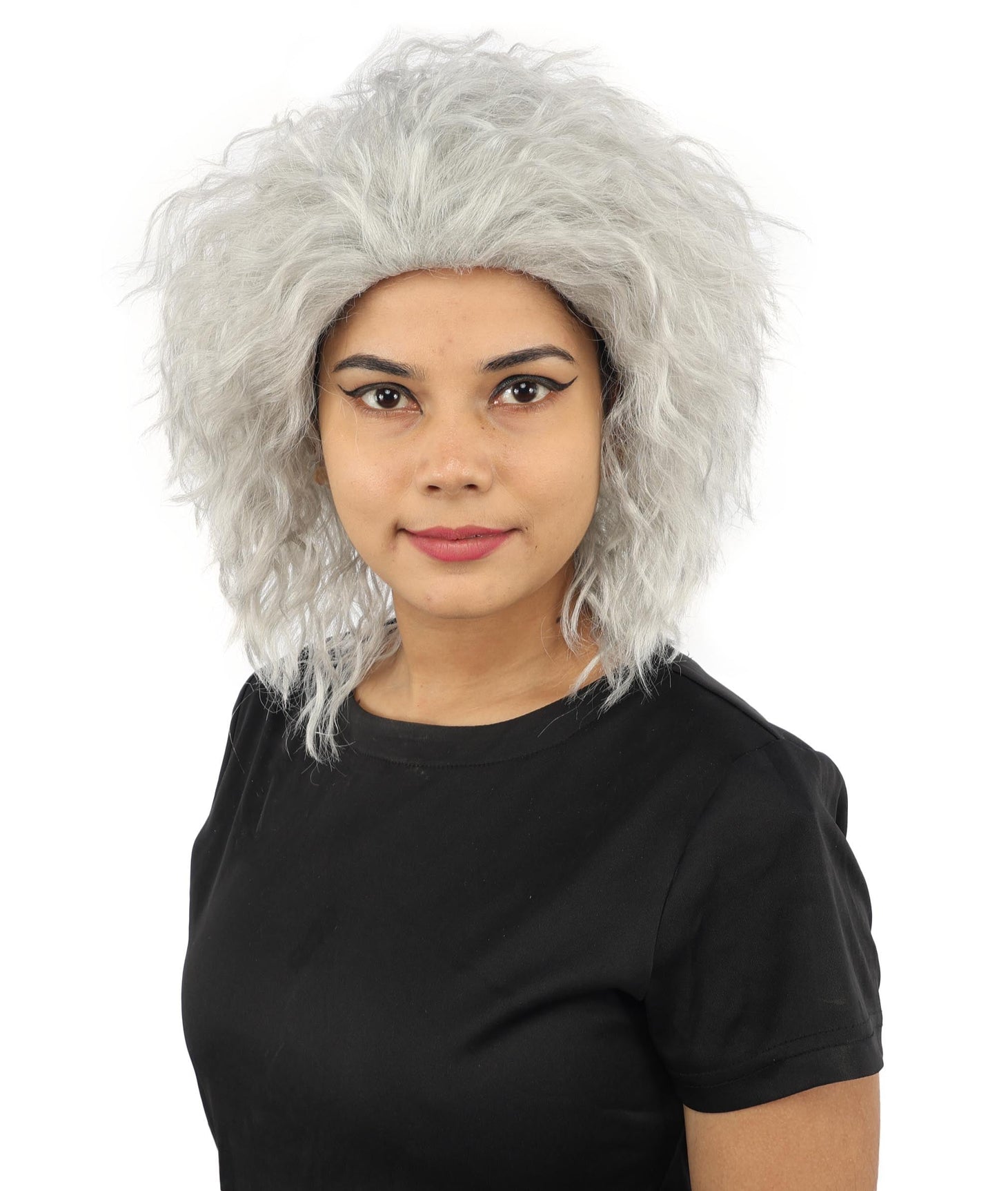 HPO Adult Women’s 15-Inch Curly Wig | Multiple Color Options | Wavy Voluminous Style | Idal for Costume, Cosplay, and Themed Events