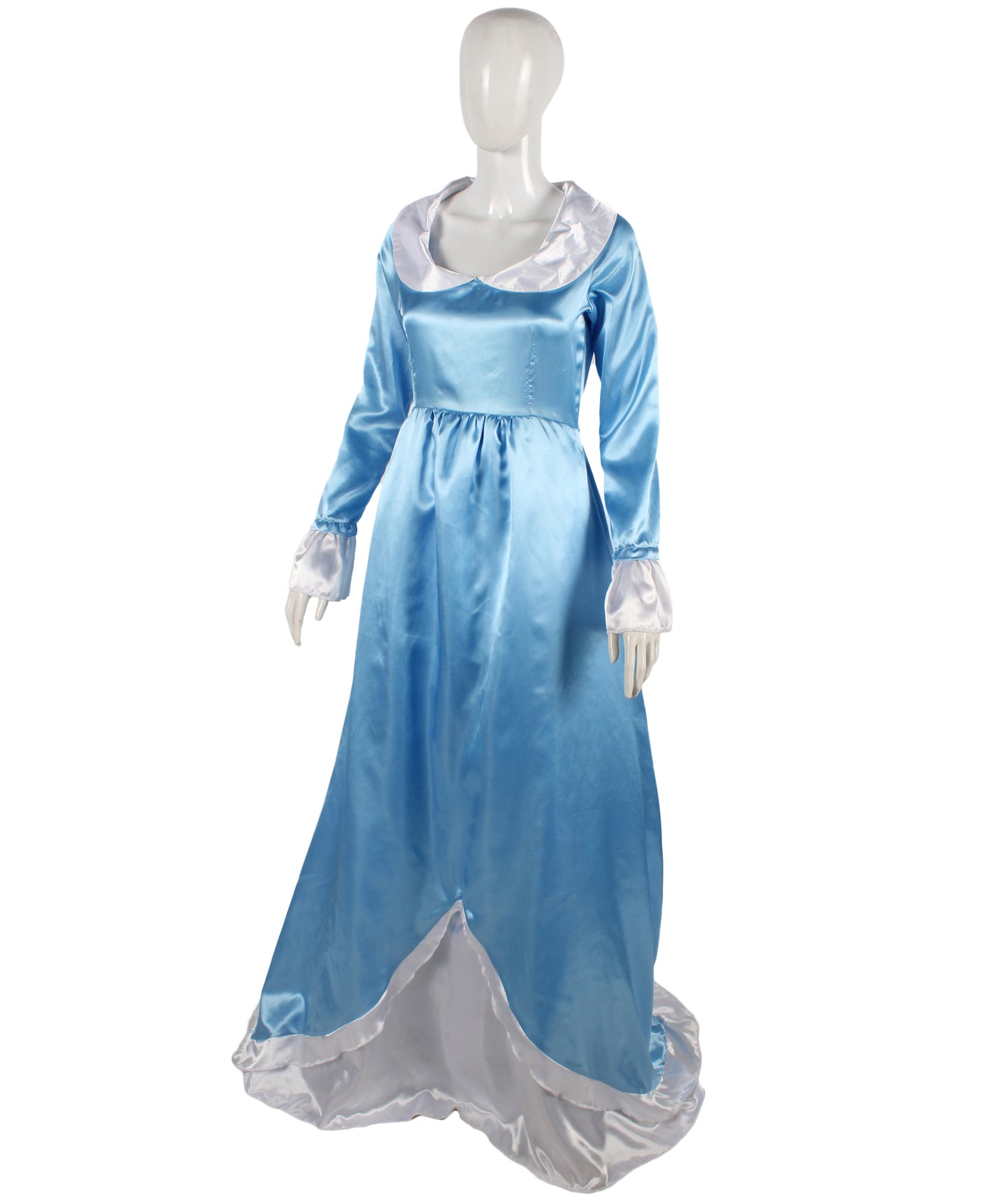 HPO Women's Ocean Blue Princess Costume I Perfect for Halloween I Flame-retardant Synthetic Fabric