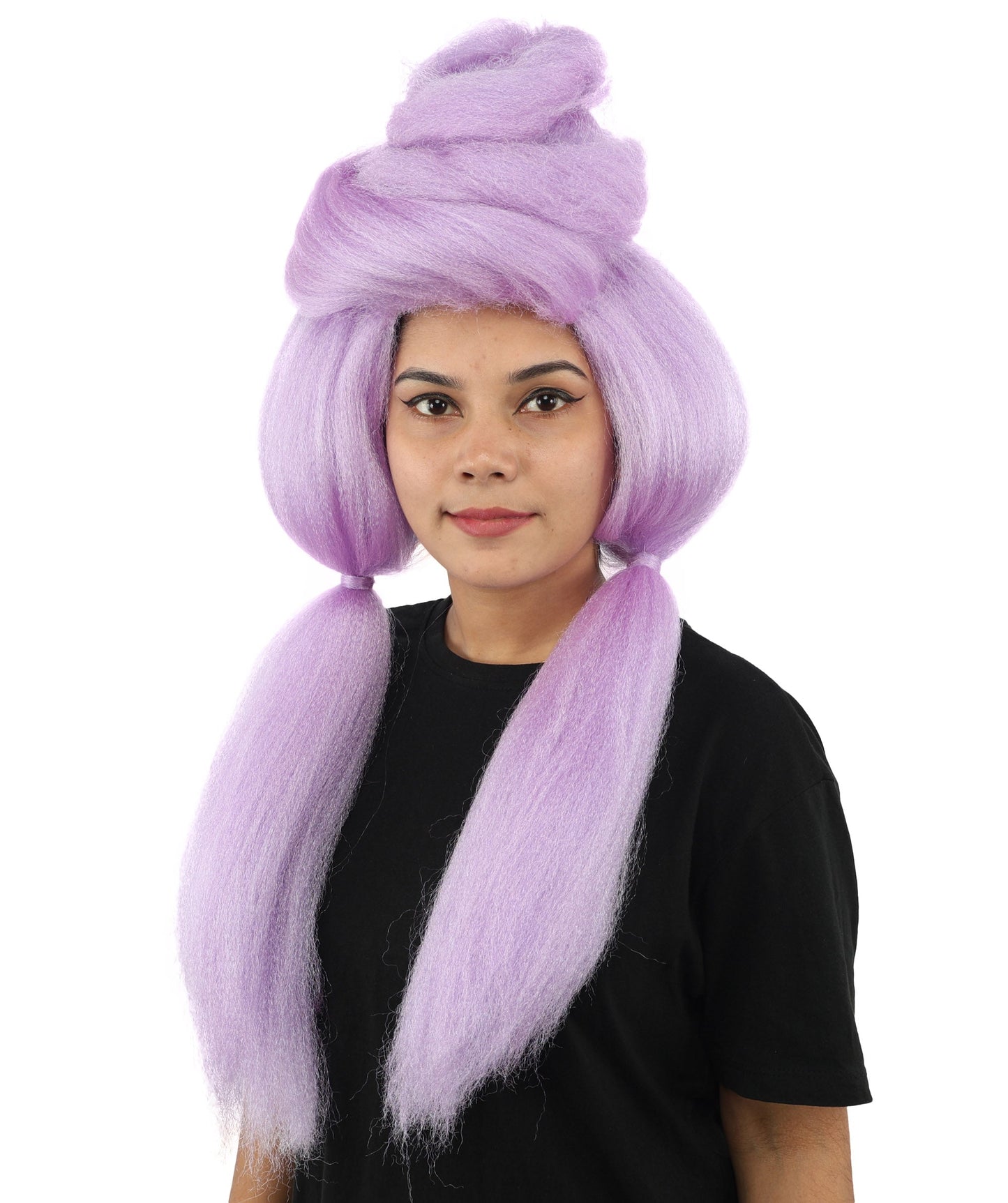 Women’s High Volume Extra Long Yarn Twisted Bun Wig – Multiple Color Options | Bubble Ponytails Hairpiece with Capless Cap | Statement Headpiece for Halloween, Cosplay, Theater and Drag Looks