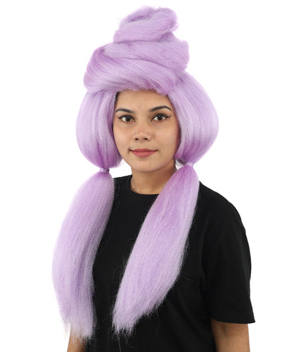Women’s High Volume Extra Long Yarn Twisted Bun Wig – Multiple Color Options | Bubble Ponytails Hairpiece with Capless Cap | Statement Headpiece for Halloween, Cosplay, Theater and Drag Looks