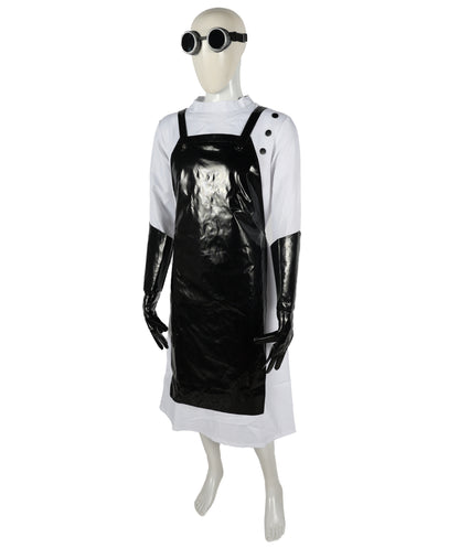 HPO Adult Vintage Victorian Black and White Coat Costume | Suitable for Halloween | Flame-retardant Synthetic Fabric