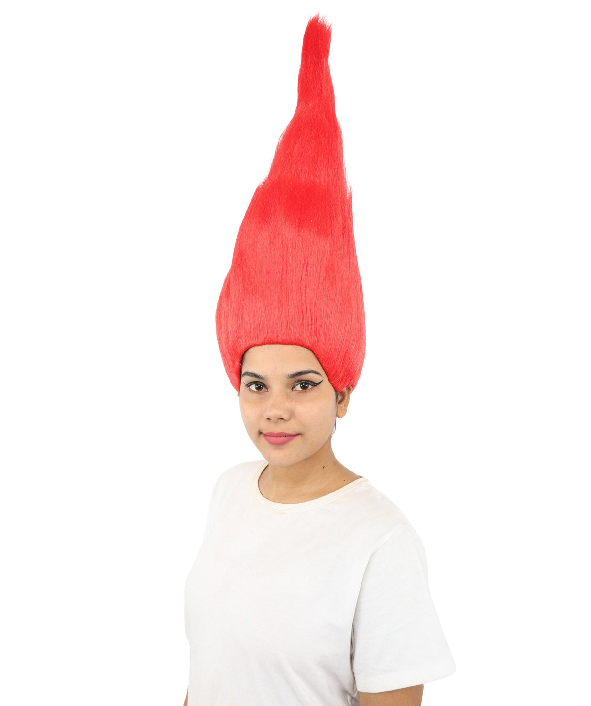 HPO Adult & Teen Women's Tall Cone Wig | Multicolor Options, create of synthetic fiber, extremely tall smooth pointed texture, breathable base | Party, Halloween, theater, drag, performance, costume events