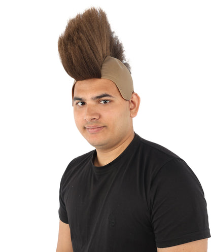HPO Adult Men’s Spiky Wig | Multicolor Options | Cosplay, and Themed Events | Bold, High-Volume Style for Character Transformation