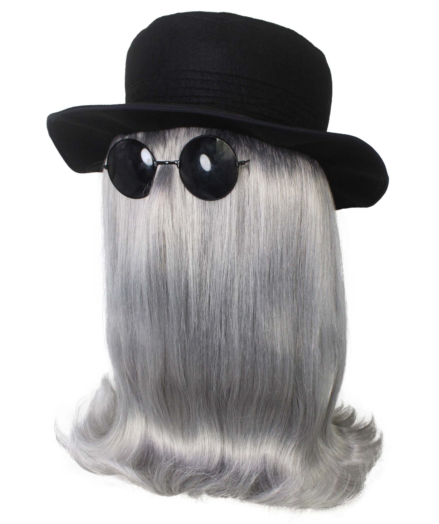 Dark Grey Straight Creature Wig