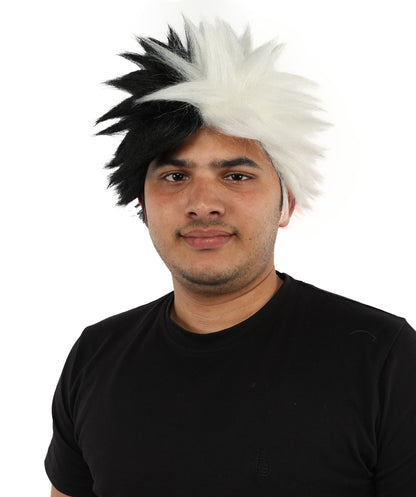 HPO Adult Men's Japanese Superhero Manga Spiky Wig |  Multi Color Options