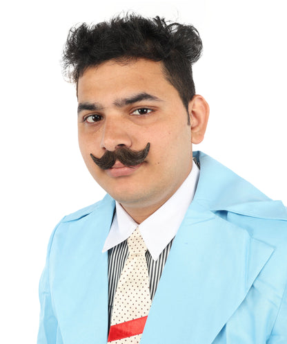 Men's Small Imperial Synthetic Hair Mustache | Multiple Color Options | HPO