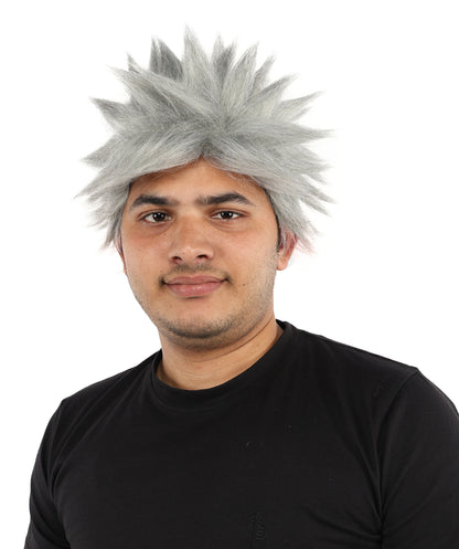 HPO Adult Men's Japanese Superhero Manga Spiky Wig |  Multi Color Options
