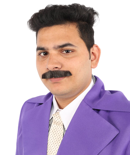 HPO Men's Synthetic Hair Mustache Fancy Facial Hair