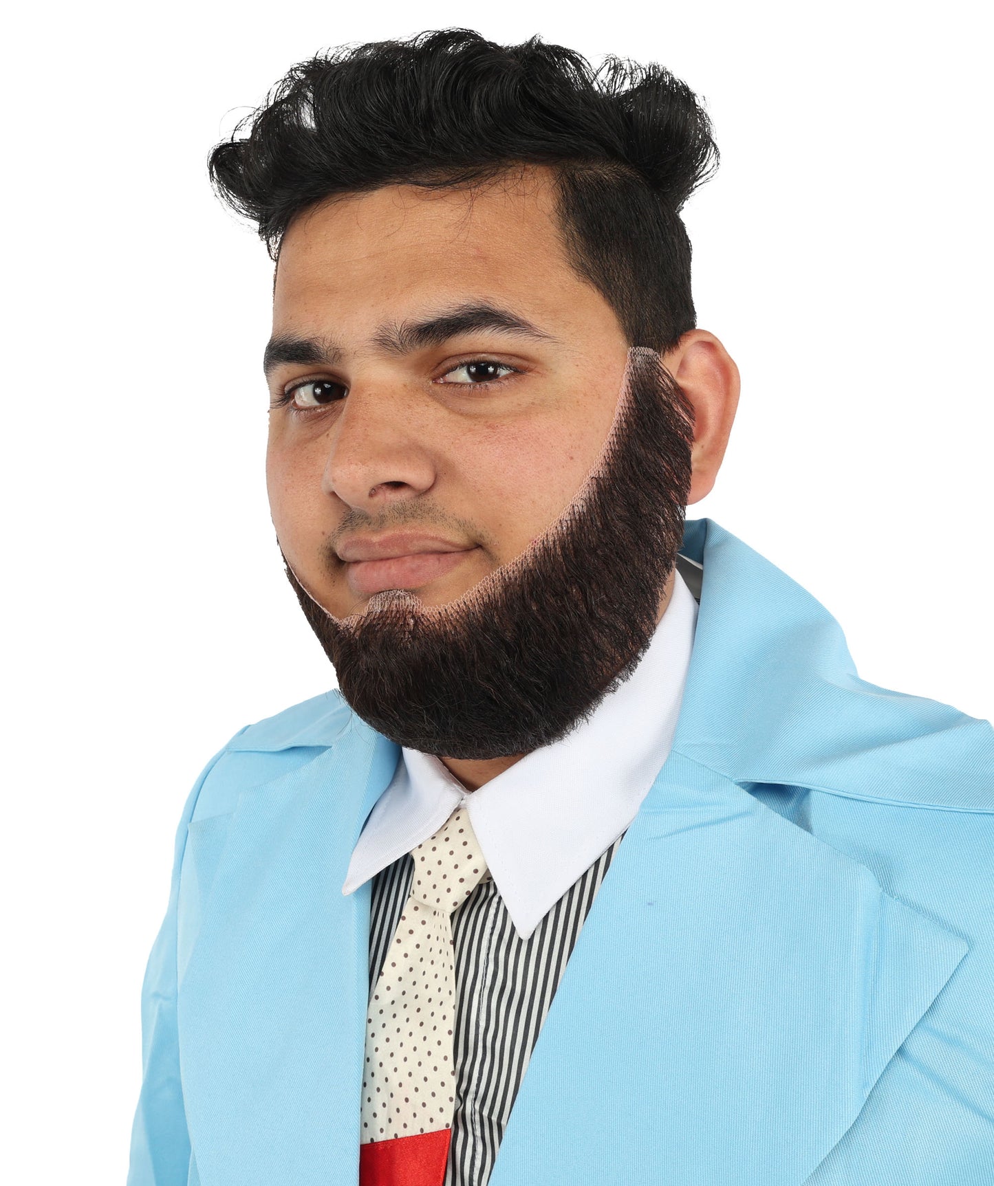 HPO  Men's Chin Curtain Style Long Beard Set | Multiple Color Options | HPO