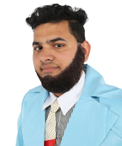 HPO  Men's Chin Curtain Style Long Beard Set | Multiple Color Options | HPO